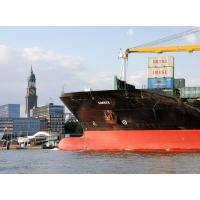 4754 Containerfrachter SIMBER vor der Ueberseebruecke Michelturm | Bilder von Schiffen im Hafen Hamburg und auf der Elbe